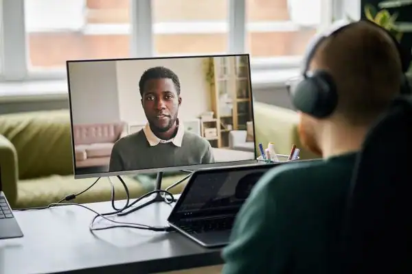 image of online mediation Richmond upon Thames in progress.